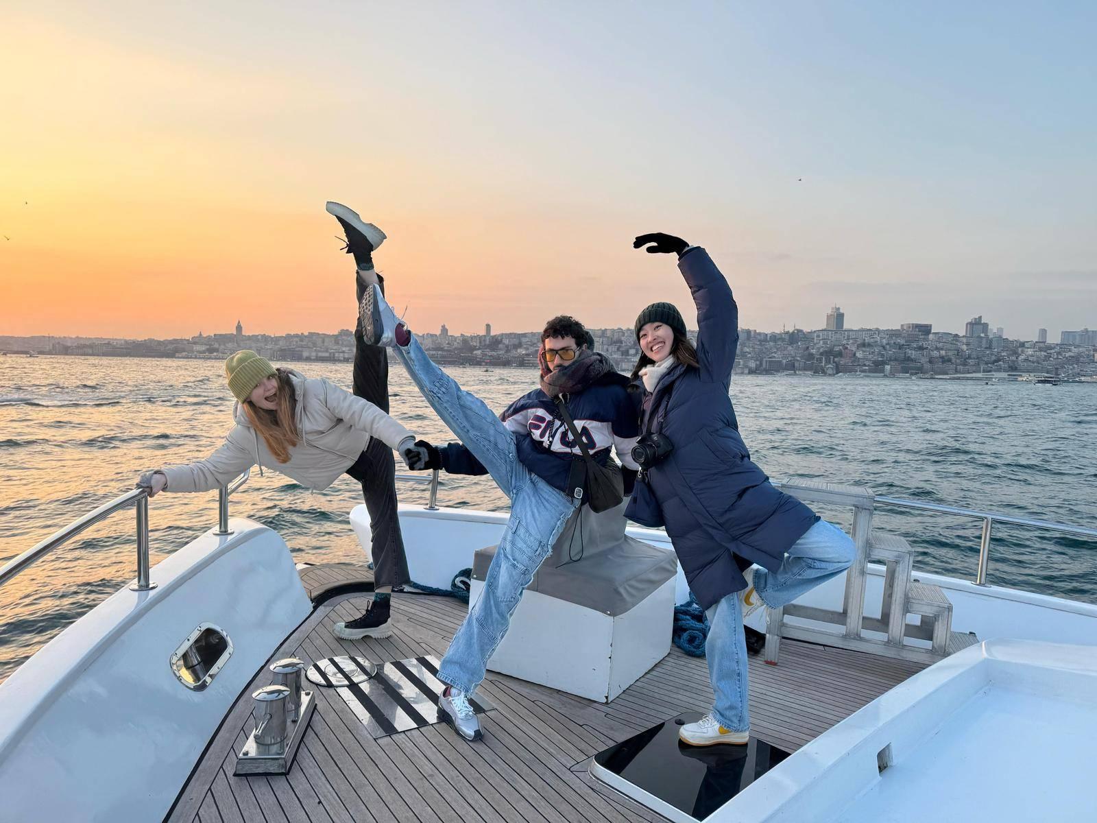 Bosphorus Golden Sunset Cruise on Yacht-12