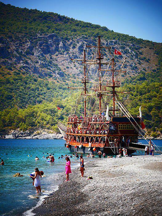 Fethiye Ölüdeniz'de Korsan Teknesiyle günübirlik tur!-23