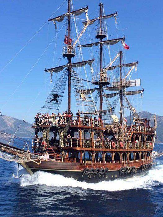 Fethiye Ölüdeniz'de Korsan Teknesiyle günübirlik tur!-21