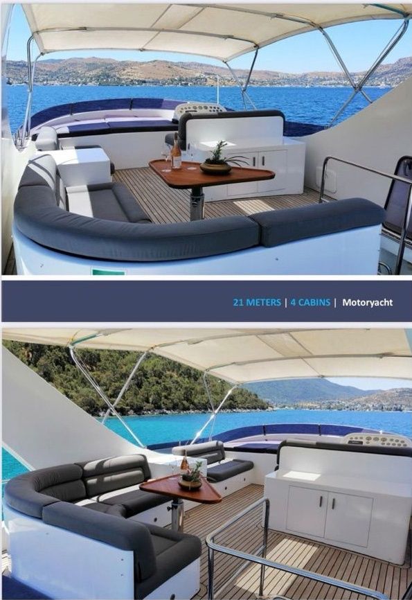 Özel yapım 21m Motoryat