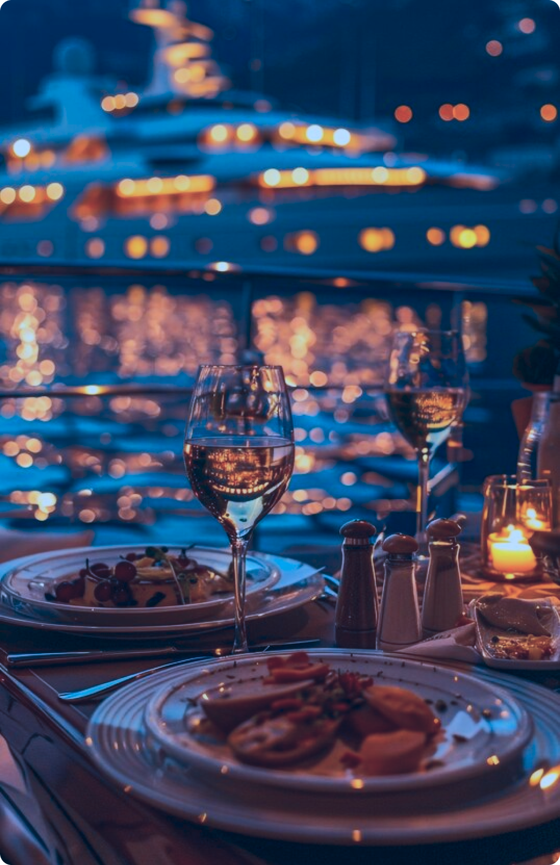 Dinner on the Yacht
